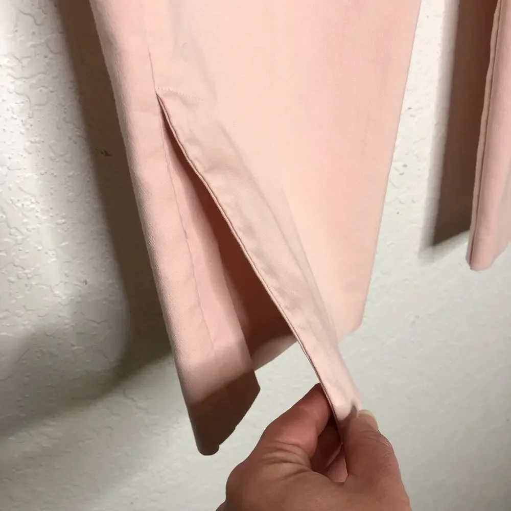 Cabi Grace light pink trouser ankle pants size 8 #5678